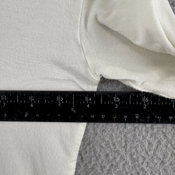 Joah Brown Stretch Modal Long Sleeve Crop Top | S/M | Made in USA - Picture 4 of 8